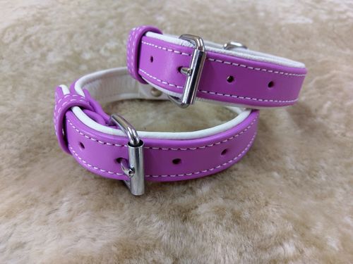 Halsband 3x55 cm roze-creme